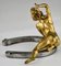 Georges Récipon, Art Nouveau Nude Sculpture on Horseshoe, 1896, Bronze, Image 9