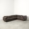 Danish Buffalo Leather Corner Sofa by Thams, 1970s 7
