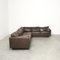 Danish Buffalo Leather Corner Sofa by Thams, 1970s 2