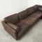Danish Buffalo Leather Corner Sofa by Thams, 1970s 4
