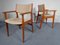 Danish Teak Armchairs with Wool Upholstery, Set of 2 9