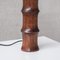Lámpara de mesa francesa Mid-Century de imitación de bambú, años 70, Imagen 2