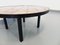 Vintage Coffee Table in Black and Ceramic Metal from Roche-Bobois, 1970s 5