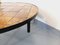 Vintage Coffee Table in Black and Ceramic Metal from Roche-Bobois, 1970s 4