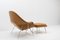 Womb Chair and Ottoman by Eero Saarinen for Knoll, 2000s, Set of 2 3