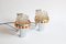 Belgian Space Age Spiked Glass Wall Sconces from Massive, 1960s, Set of 2, Image 1