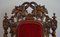Victorian Acobean Revival Carved Ornate Throne Chair, 1850 9
