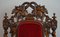 Victorian Acobean Revival Carved Ornate Throne Chair, 1850, Image 9