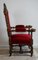 Victorian Acobean Revival Carved Ornate Throne Chair, 1850, Image 4