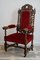 Victorian Acobean Revival Carved Ornate Throne Chair, 1850, Image 10