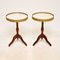 Marble Top Wine Tables, 1950s, Set of 2 2