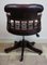 Captain's Swivel Desk Chair in Mahogany, Image 4