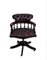 Captain's Swivel Desk Chair in Mahogany, Image 1