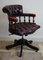 Captain's Swivel Desk Chair in Mahogany, Image 7