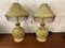 Oriental Painted Tole Lamps, Set of 2 1
