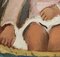 Henry Meylan, Bébé assis dans son couffin, Olio su tela, Immagine 5
