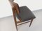 Vintage Danish Sax Chair in Wood and Skai, 1960s 4