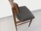 Vintage Danish Sax Chair in Wood and Skai, 1960s, Image 4