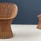 Vintage Armchairs in Wicker and Rattan, 1970s, Set of 6 3