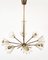 Lampe à Suspension Sputnik Atomic Flower Chandelier par Emil Stejner pour Rupert Nikoll, Austria, 1950s 1