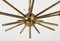Lampe à Suspension Sputnik Atomic Flower Chandelier par Emil Stejner pour Rupert Nikoll, Austria, 1950s 7
