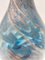 Jarrón de cristal de Murano azul de Fratelli Toso, años 40, Imagen 5