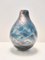 Blue Murano Glass Vase by Fratelli Toso, 1940s 3