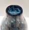 Vase en Verre de Murano Bleu par Fratelli Toso, 1940s 9