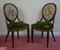 Vintage Walnut Framed Dining Chairs by Gillows of Lancaster, Set of 4 5