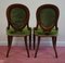 Vintage Walnut Framed Dining Chairs by Gillows of Lancaster, Set of 4, Image 7