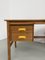 Modern Pine Desk with Two Drawers, 1980s 9