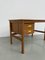 Modern Pine Desk with Two Drawers, 1980s 5