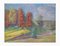 Eduards Metuzals, Autumn Road, Pastel on Paper, Image 1