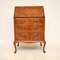 Burr Walnut Writing Bureau attributed to Maple & Co, 1910s 1