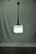 Vintage White Glass Chandelier in Cubic Shape, 1980s, Image 5