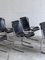 Bauhaus Chairs in Black Leather and Steel, 1970s, Set of 6 6
