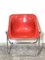 Red Plona Armchairs by Giancarlo Piretti for Anonima Castelli, Italy, 1970s, Image 2