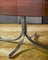 Mesa Mid-Century de madera y metal curvado con patas ajustables de Sergio Mazzas para Arflex, años 60, Imagen 3