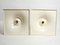 Large Space Age Quadratic Ceiling Lamps in White, 1960s, Set of 2 10