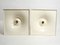 Large Space Age Quadratic Ceiling Lamps in White, 1960s, Set of 2, Image 10