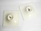 Large Space Age Quadratic Ceiling Lamps in White, 1960s, Set of 2 18