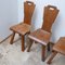 Mid-Century Brutalist Dining Chairs, Belgium, 1970s, Set of 6 12