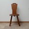 Mid-Century Brutalist Dining Chairs, Belgium, 1970s, Set of 6 4