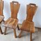 Mid-Century Brutalist Dining Chairs, Belgium, 1970s, Set of 6, Image 14