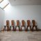 Mid-Century Brutalist Dining Chairs, Belgium, 1970s, Set of 6, Image 2