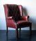 Buttoned Leather Wing Chesterfield Lounge Chair, 1970s, Image 12