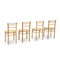 Wooden Chairs with Vienna Straw Seat, 1970s, Set of 4 4
