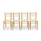 Wooden Chairs with Vienna Straw Seat, 1970s, Set of 4 2