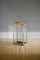 Glass and Brass Stand Holders, 1970s, Image 1