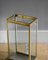 Glass and Brass Stand Holders, 1970s 2